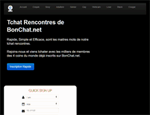 Tablet Screenshot of bonchat.net